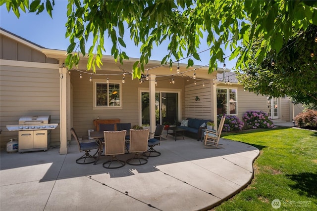 2219 Treat St SE, East Wenatchee, WA 98802 - view of patio featuring an outdoor hangout area and area for grilling