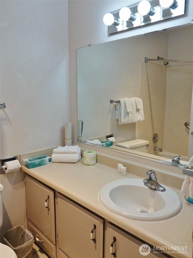 615 Ocean Shores Blvd NW Unit 115, Ocean Shores, WA 98569 - full bathroom featuring vanity and shower / tub combination