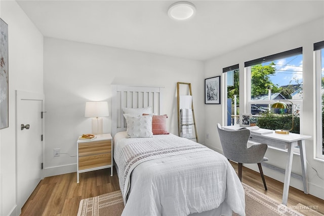 5945 41st Ave SW Unit A, Seattle, WA 98136 - bedroom with wood finished floors