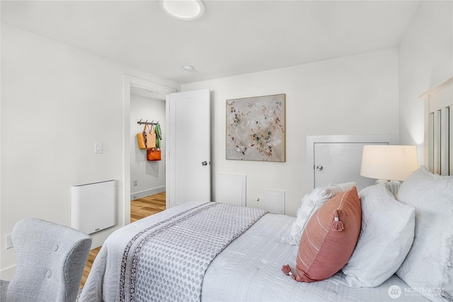 5945 41st Ave SW Unit A, Seattle, WA 98136 - bedroom featuring wood finished floors