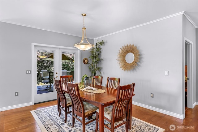 2620 Birch St, Bellingham, WA 98226 - dining space with wood finished floors and crown molding