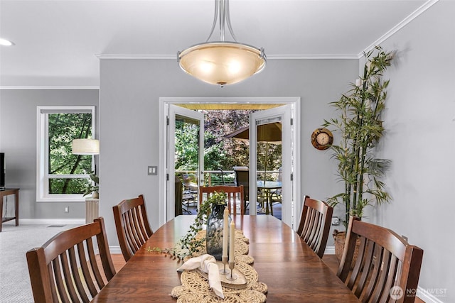 2620 Birch St, Bellingham, WA 98226 - dining room with crown molding and baseboards