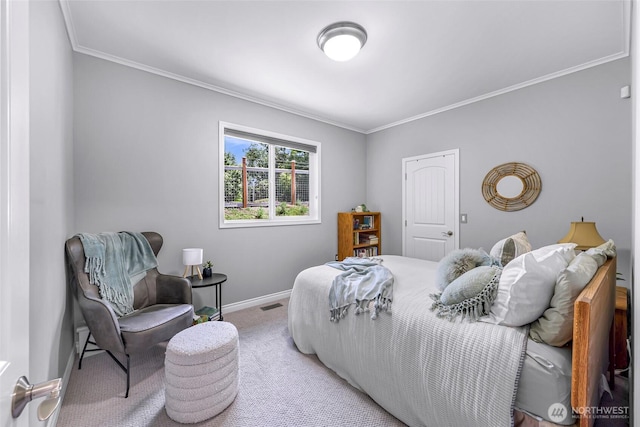 2620 Birch St, Bellingham, WA 98226 - bedroom featuring carpet and ornamental molding