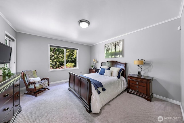 2620 Birch St, Bellingham, WA 98226 - bedroom with light colored carpet and crown molding