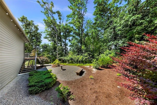 2620 Birch St, Bellingham, WA 98226 - view of yard with stairway