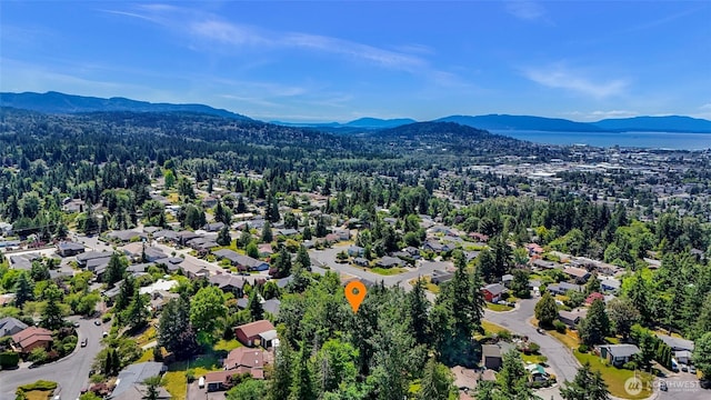 2620 Birch St, Bellingham, WA 98226 - aerial perspective of suburban area with mountains and a forest