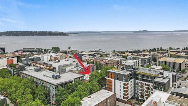7 Harrison St Unit 5, Seattle, WA 98109 - aerial view of a large body of water