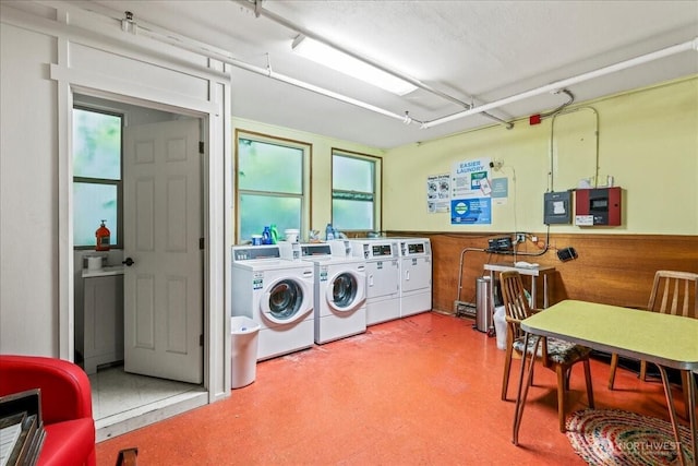 7 Harrison St Unit 5, Seattle, WA 98109 - shared laundry featuring washing machine and dryer