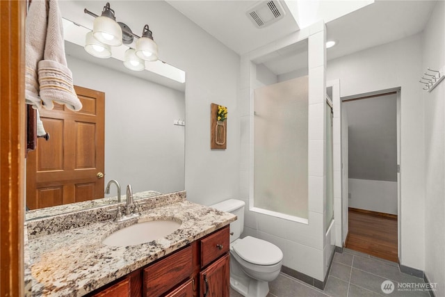 30449 103rd Ct SE, Auburn, WA 98092 - full bathroom featuring tile patterned floors, vanity, and a shower
