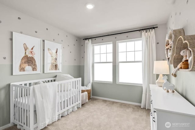 214 18th Dr Unit 100, Snohomish, WA 98290 - bedroom featuring light colored carpet and a crib