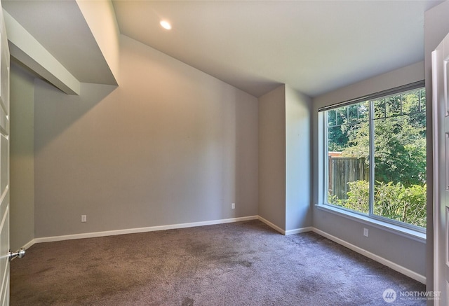 12235 SE 253rd St, Kent, WA 98030 - carpeted empty room featuring baseboards and recessed lighting