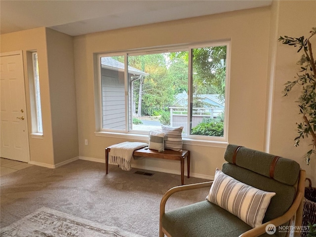 104 Puget Loop, Port Ludlow, WA 98365 - sitting room with carpet floors and baseboards