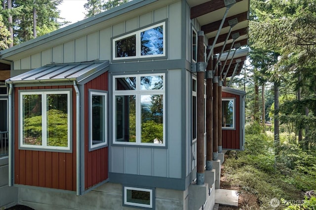 222 Rhodena Dr, Coupeville, WA 98239 - view of home's exterior with a standing seam roof
