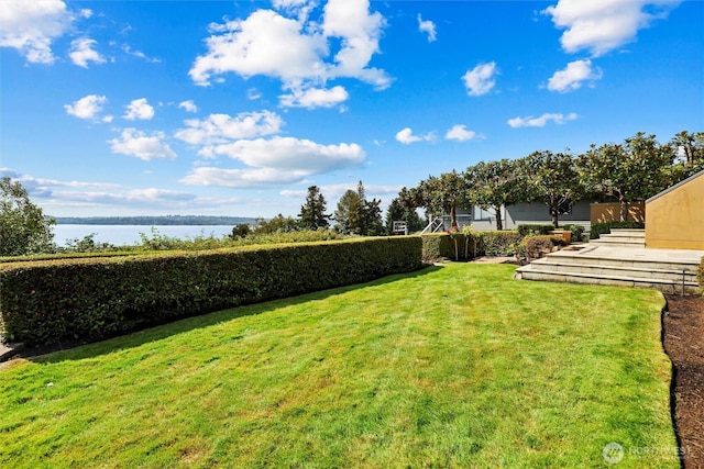 5511 104th Ave NE, Kirkland, WA 98033 - view of green lawn featuring a water view