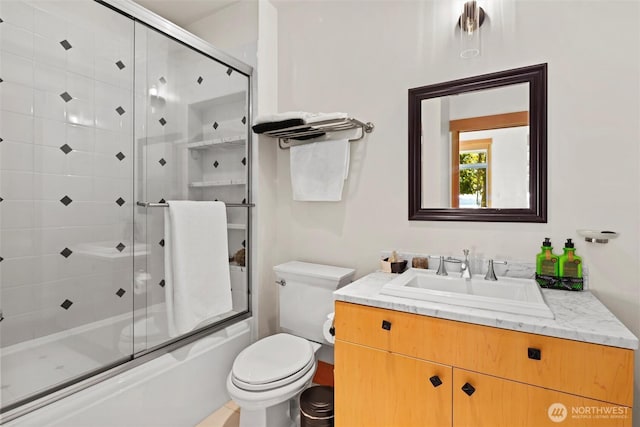 5511 104th Ave NE, Kirkland, WA 98033 - bathroom featuring vanity and enclosed tub / shower combo