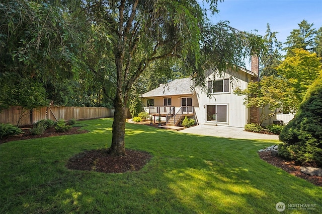 28314 180th Ave SE, Covington, WA 98042 - view of yard with a patio, a deck, and stairway
