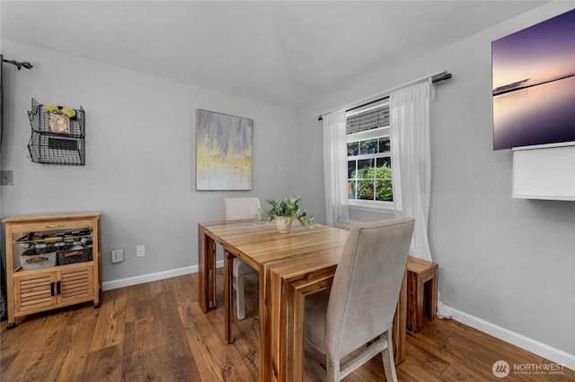 4418 85th Pl SW, Mukilteo, WA 98275 - dining area with baseboards and wood finished floors