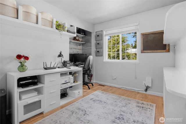 4418 85th Pl SW, Mukilteo, WA 98275 - home office featuring light wood finished floors and baseboards