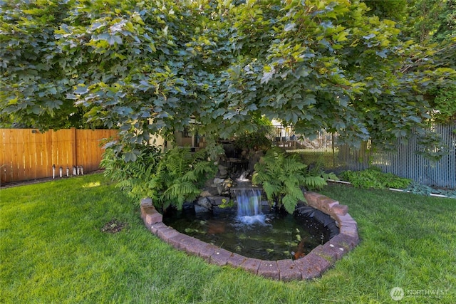 4418 85th Pl SW, Mukilteo, WA 98275 - view of yard featuring a garden pond