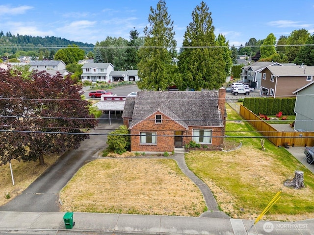110 3rd Ave SW, Pacific, WA 98047 - aerial view of residential area with a tree filled landscape