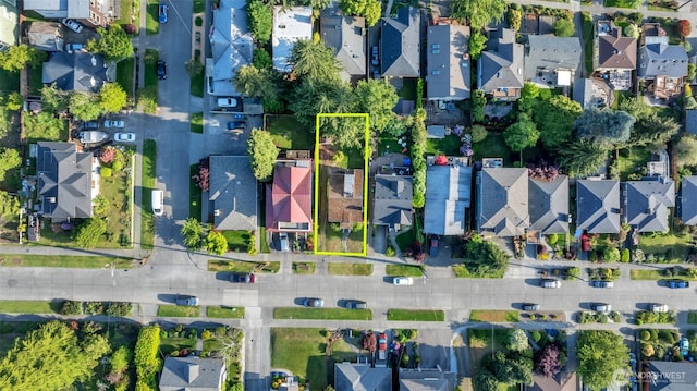 3711 SW Webster, Seattle, WA 98126 - view of property location with nearby suburban area and property parcel outlined
