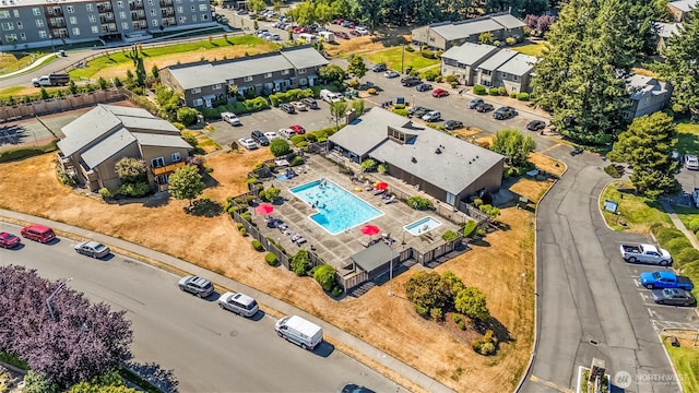 6105 N 16th St Unit N203, Tacoma, WA 98406 - drone / aerial view of a pool area