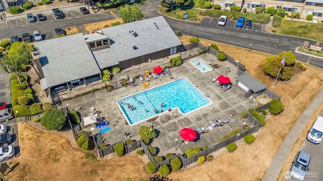 6105 N 16th St Unit N203, Tacoma, WA 98406 - bird's eye view of a pool area