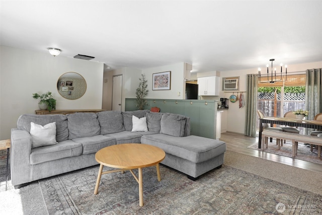 145 7th St, Gold Bar, WA 98251 - living room with a wall mounted AC