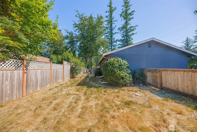 145 7th St, Gold Bar, WA 98251 - view of fenced backyard