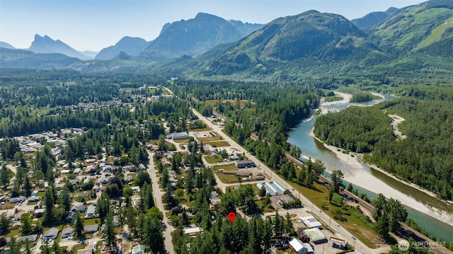 145 7th St, Gold Bar, WA 98251 - view of property location featuring a forest and a water and mountain view