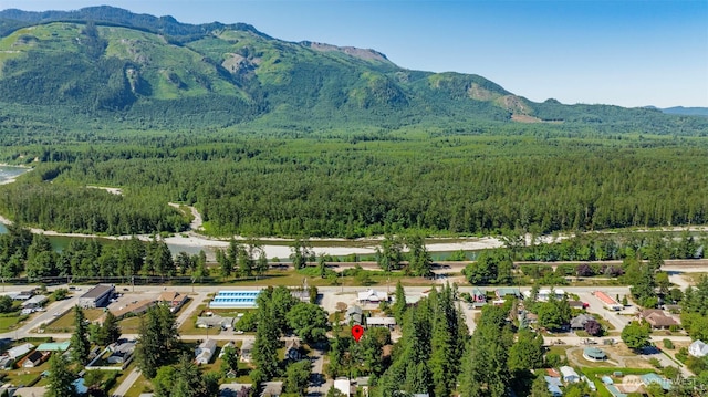 145 7th St, Gold Bar, WA 98251 - bird's eye view of a heavily wooded area and mountains