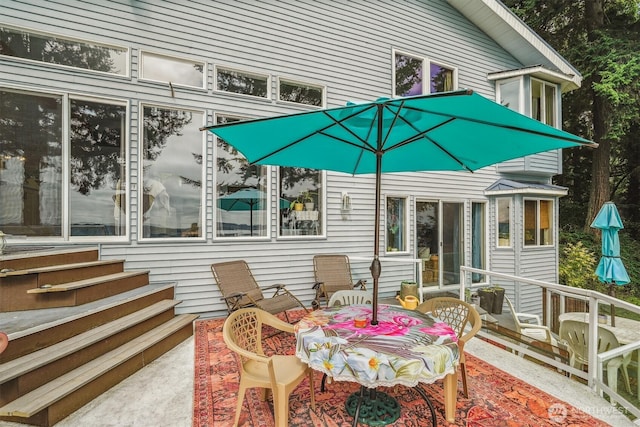 10125 Totem Way, Anderson Island, WA 98303 - view of wooden terrace