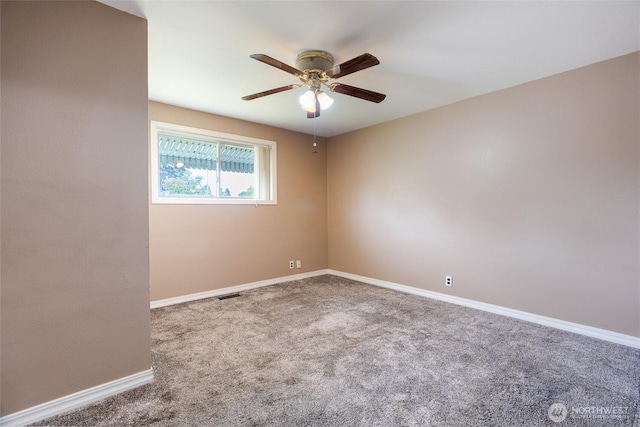5030 S Park Ave S, Tacoma, WA 98408 - spare room featuring a ceiling fan and carpet floors