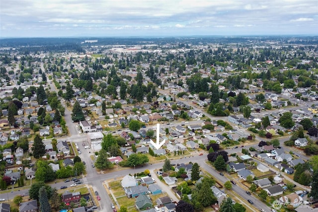 5030 S Park Ave S, Tacoma, WA 98408 - aerial view of property and surrounding area featuring nearby suburban area