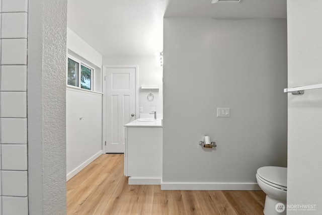 3806 Wetmore Ave, Everett, WA 98201 - bathroom with vanity and wood finished floors