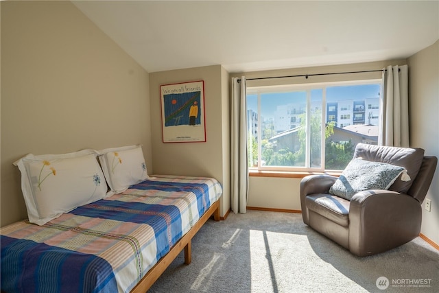 12723 35th Ave NE Unit B, Seattle, WA 98125 - bedroom with baseboards and carpet floors