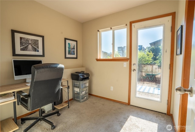 12723 35th Ave NE Unit B, Seattle, WA 98125 - carpeted office space featuring baseboards