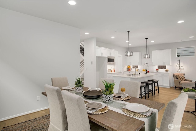 8104 131st Pl SE Unit 13, Snohomish, WA 98296 - dining room featuring recessed lighting and light wood-style floors
