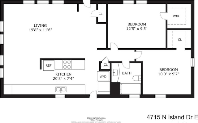4715 N Island Dr E, Bonney Lake, WA 98391 - view of home floor plan