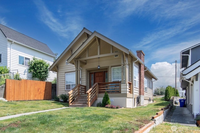 3827 Wetmore Ave, Everett, WA 98201 - view of front of house featuring a chimney