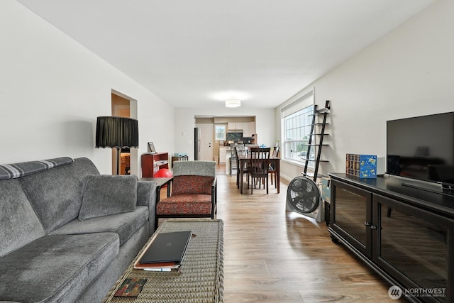 3827 Wetmore Ave, Everett, WA 98201 - living area featuring light wood-style flooring