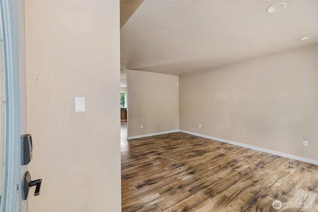 932 Tipsoo Loop N, Rainier, WA 98576 - spare room with wood finished floors and recessed lighting