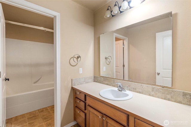 932 Tipsoo Loop N, Rainier, WA 98576 - bathroom with vanity and washtub / shower combination