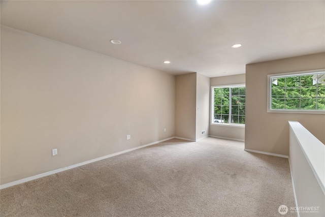 932 Tipsoo Loop N, Rainier, WA 98576 - unfurnished room featuring recessed lighting and carpet flooring