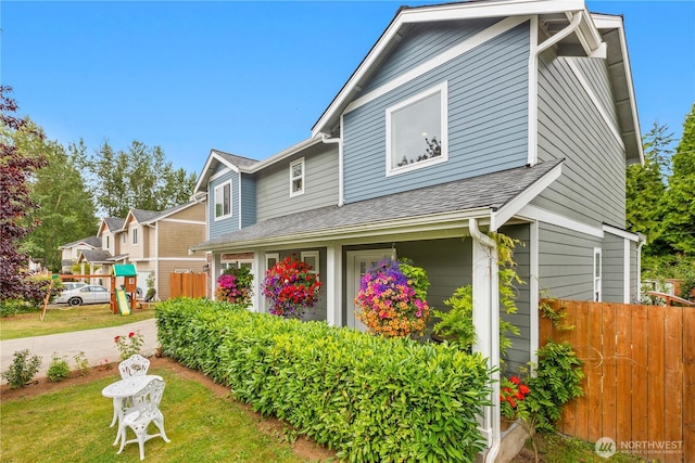 8254 Breeze Loop, Blaine, WA 98230 - view of front of house featuring roof with shingles
