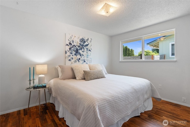 3317 N Baltimore St, Tacoma, WA 98407 - bedroom featuring wood finished floors and a textured ceiling