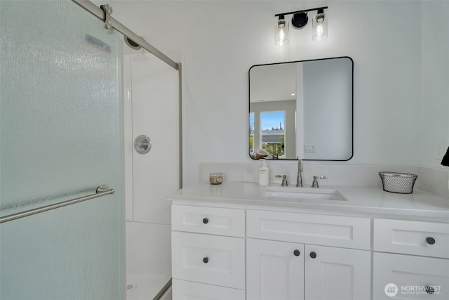 6410 S Fife St, Tacoma, WA 98409 - full bath featuring a shower stall and vanity