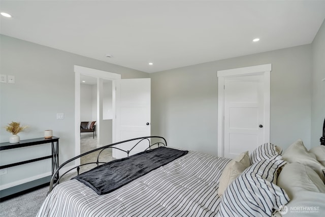6410 S Fife St, Tacoma, WA 98409 - carpeted bedroom featuring recessed lighting