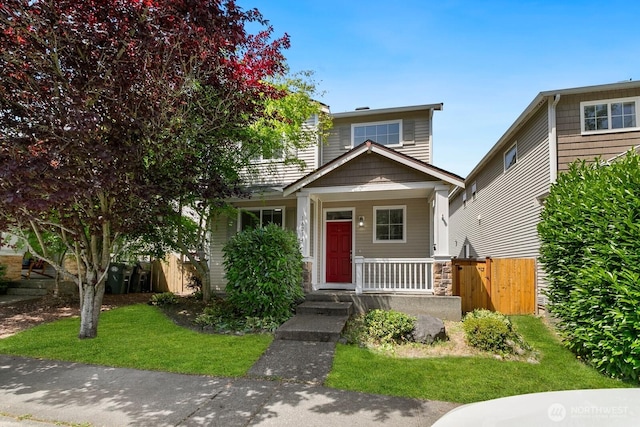 18214 97th Avenue Ct E, Puyallup, WA 98375 - view of front of house with a porch