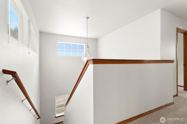 18214 97th Avenue Ct E, Puyallup, WA 98375 - staircase with carpet flooring and baseboards